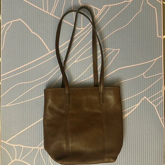 Vintage Coach Dark Brown Tote Bag - Picture 7 of 8